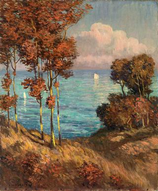 Sailboats Through the Trees
