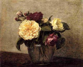 Yellow and Red Roses