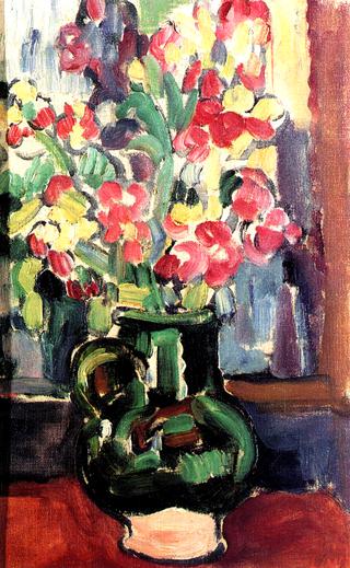 Gillyflowers in a Vase