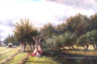 Haymaking near Offchurch, Warwickshire