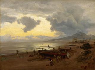 Sunset on the Shore