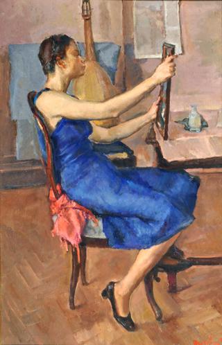 Woman with a Mirror