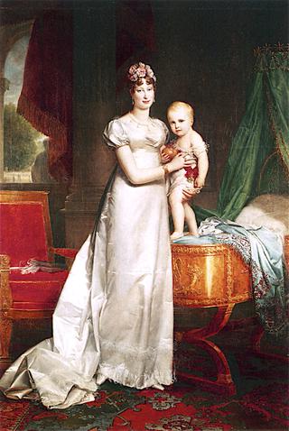 Empress Marie-Louise and Her Son, the King of Rome