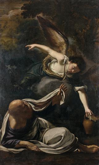 The Prophet Elijah Rescued by an Angel