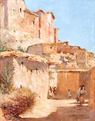 Ruelle de la Casbah d'Azrou in the Atlas