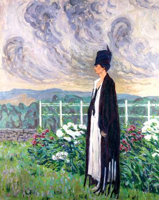Woman in a Garden
