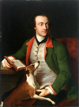 Portrait of a Man with a Dog