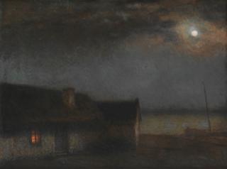 Evening Landscape with a House