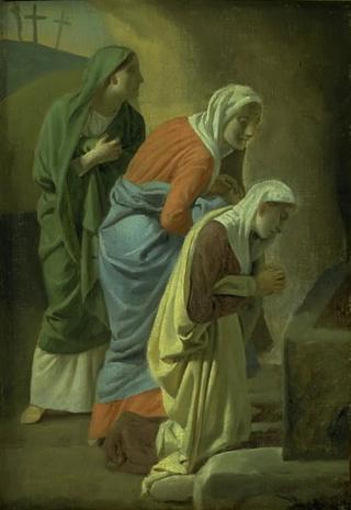 The Three Maries at the Tomb of Christ