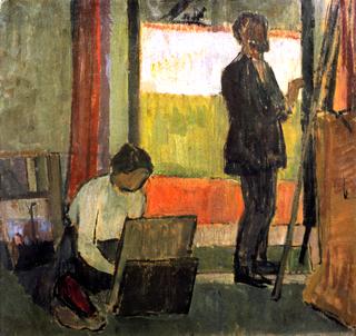 Frederick and Jessie Etchells Painting