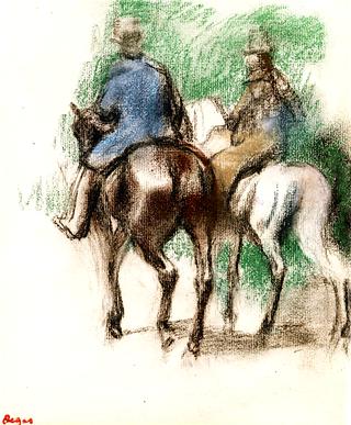 Horseman and Horsewoman