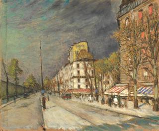 Paris Town Scene