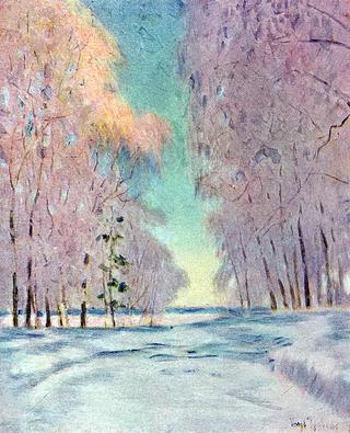 The Frost. Sunset