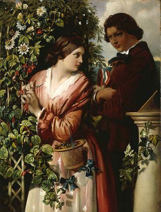 A Bower with Passion Flowers