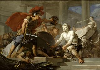 Phineus Interrupting the Wedding Banquet of Perseus and Andromeda