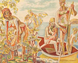 Family in a Boat