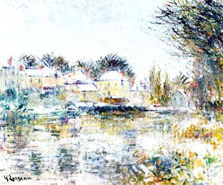 The Loing at Moret, the Effect of Snow