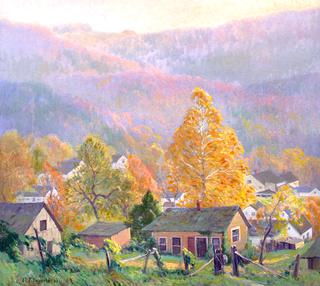 Ozark Landscape with Houses