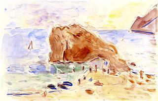 Rocks on the Ligurian Coast