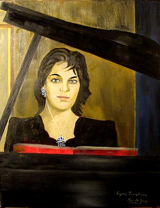 Portrait of Russian Pianist Evgenia