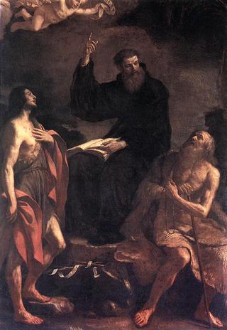 圣徒奥古斯丁，施洗约翰和隐士保罗