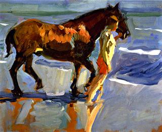 The Horse Bath (study)