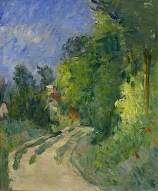 Bend in the Road Through the Forest