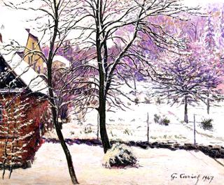 Garden in the Snow