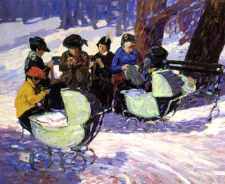 Knitting for the Soldiers: High Bridge Park