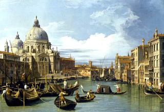 The Grand Canal and the Church Santa Maria della Salute