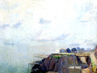 Lifting Fog, St. John's, Newfoundland