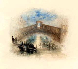 Rogers's 'Poems' - Venice (The Rialto - Moonlight)