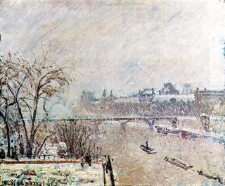 The Seine Viewed from the Pont-Neuf, Winter
