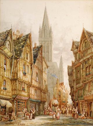 View of Caen (Normandy)