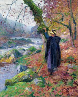 Peasant Girl at the Riverbank
