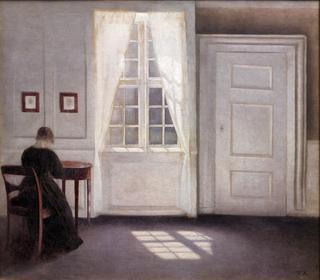 Interior from Strandgade with Sunlight on the Floor
