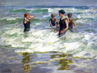 Bathers in the Surf