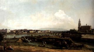 Dresden from the Left Bank of the Elbe, below the Fortifications