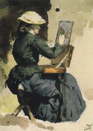 Portrait Sketch of Natalya Yakunchikova