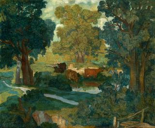 Landscape with Cows
