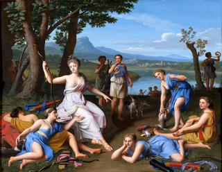Diana and Her Nymphs at Rest after the Hunt