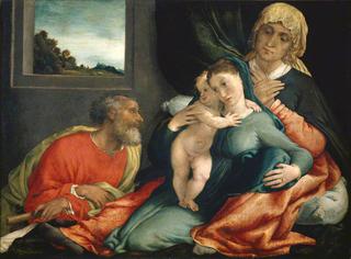 圣安妮和约阿希姆的神圣家庭