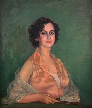 Woman with Fan