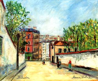 Rue de Mont-Cenis in Montmartre