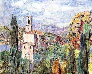Landscape with Castagnola Church