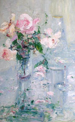 Still Life with Glass on a Table