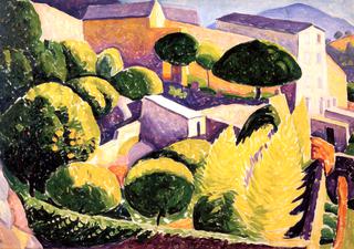 Garden in a Hillside Village