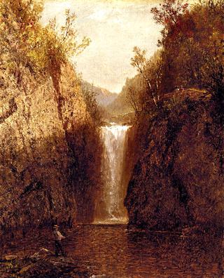 Landscape with Waterfall