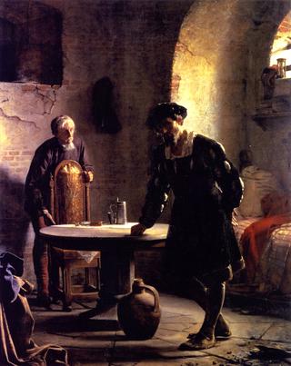 Christian II in Prison at Sonderborg Castle
