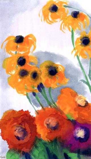 Poppies and Sun Hats